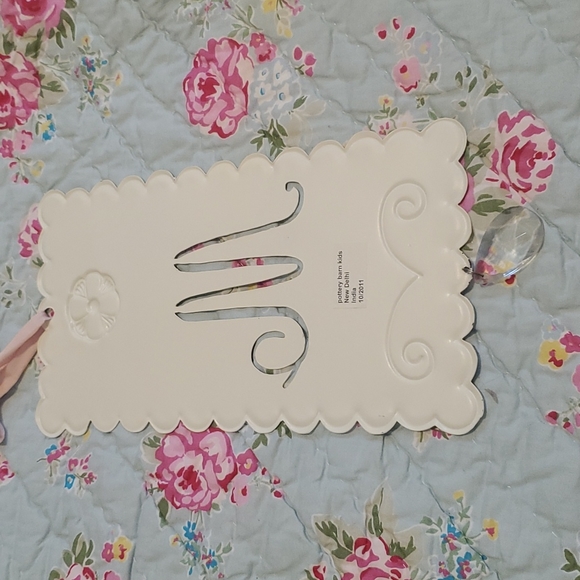 Pottery Barn Kids Ribbon Tin Letter "M" - Picture 5 of 6